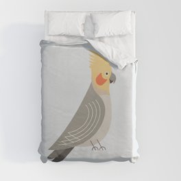 Whimsy Cockatiel Duvet Cover