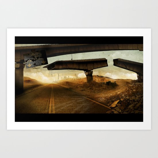 The Rope (hang on) Art Print