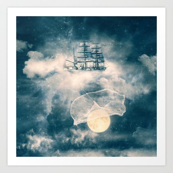 I'll bring you the MOON Art Print