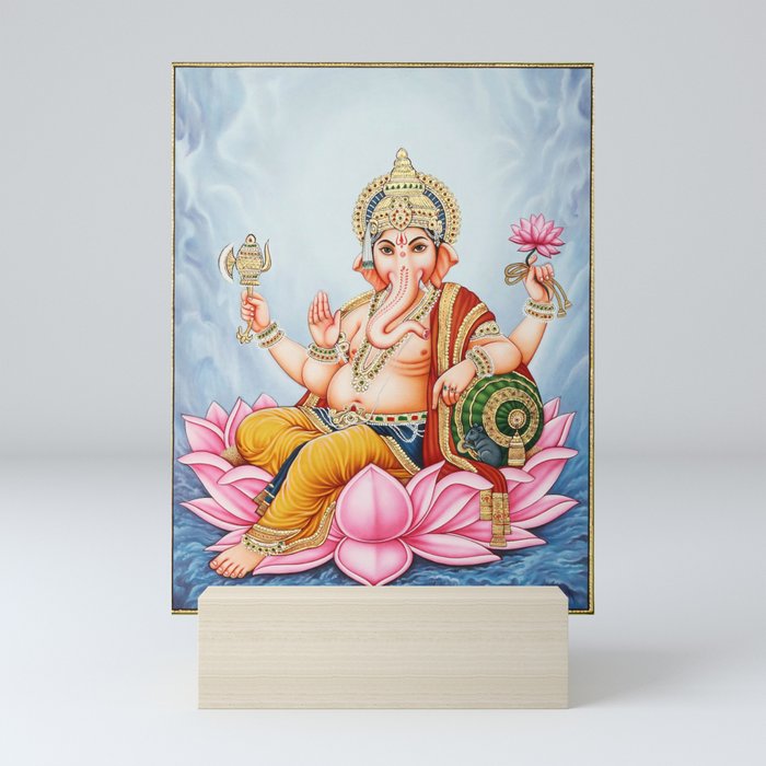 The Paralokiya Glory Of Lord Ganesha Mini Art Print