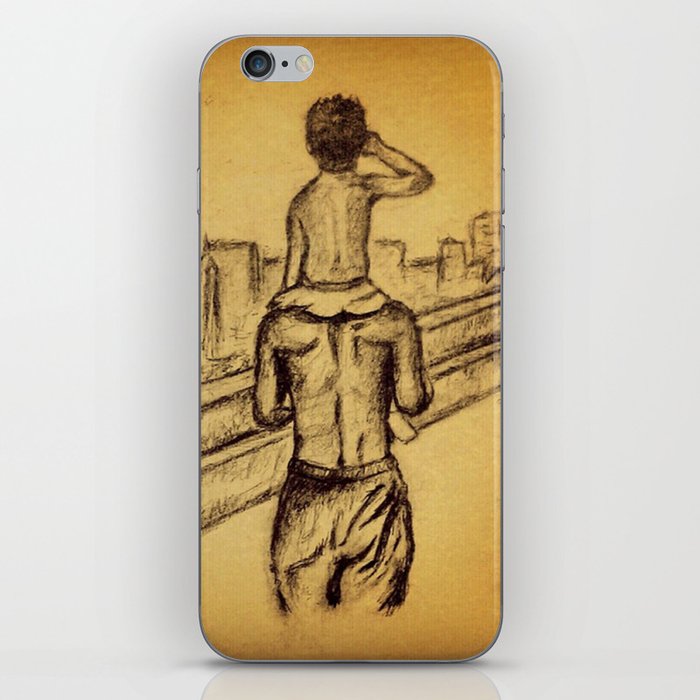 Father, Son & the City iPhone Skin