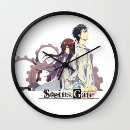Steins Gate Wall Clocks Society6