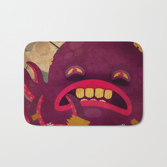giant octopus Bath Mat