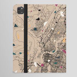 Chattanooga - USA - Eclectic Map iPad Folio Case