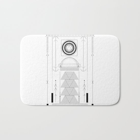 cirquit blank Bath Mat
