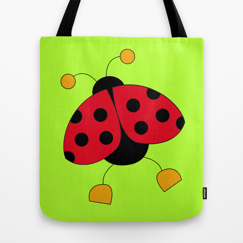ladybug tote bag