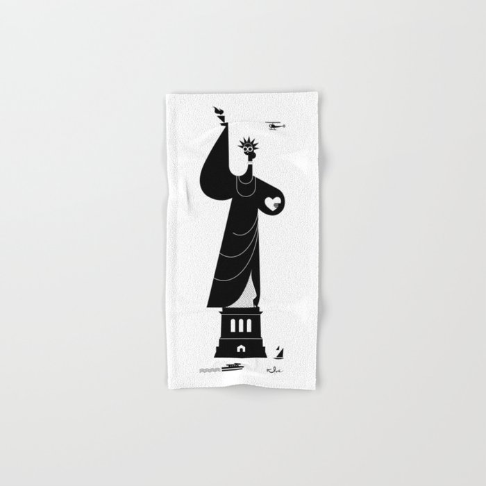 Lady Liberty Hand & Bath Towel