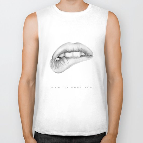nice to meet you... Biker Tank