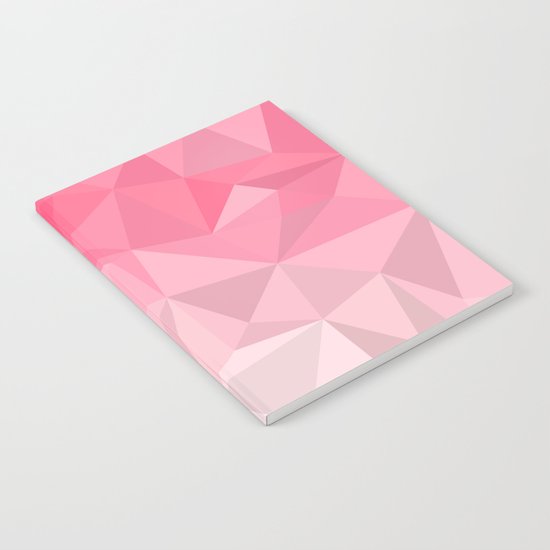 Pink Polygon Notebook
