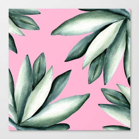 Tropical pattern Canvas Print