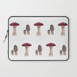 Mushroom Medley #2 - Red and Brown Laptop Sleeve