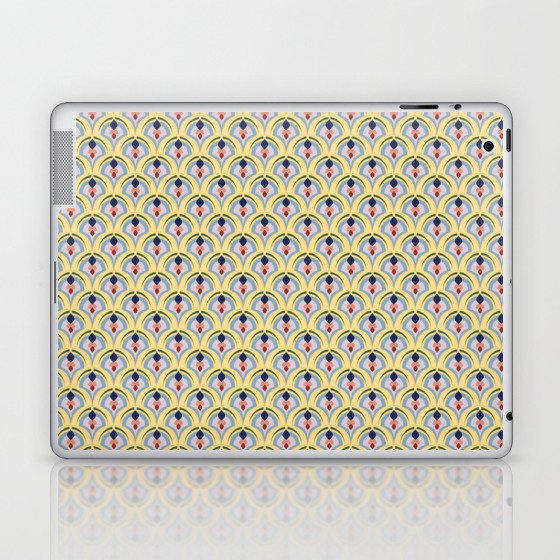Yellow Deco Laptop & iPad Skin