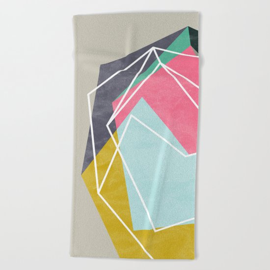 Fill & Stroke Beach Towel