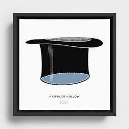Hatful of Hollow Framed Canvas