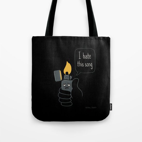 Mad Music Lighter Tote Bag