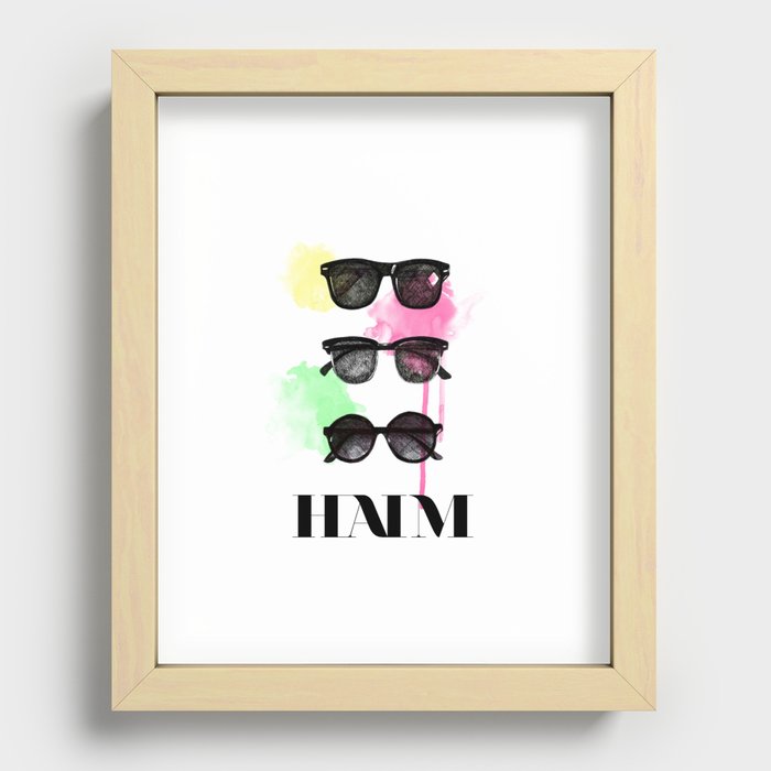 Haim (colour version) Recessed Framed Print