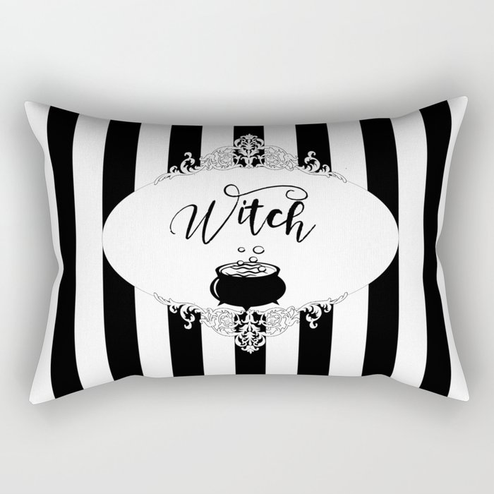 Witch and cauldron Rectangular Pillow