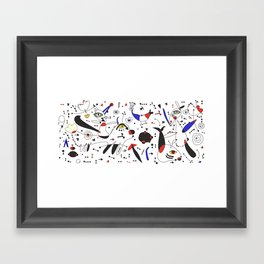  Miro inspiration Framed Art Print