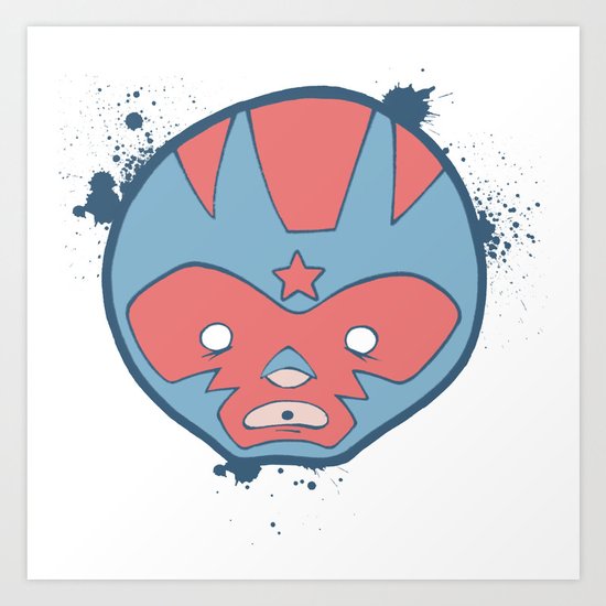 lucha! Art Print