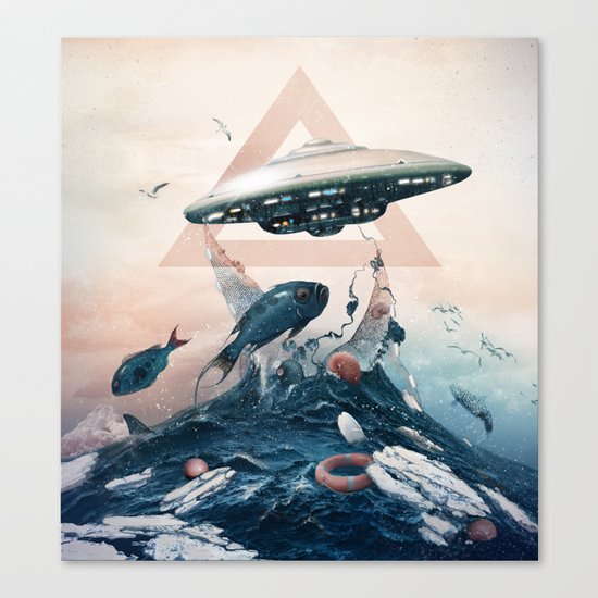 UFO Canvas Print