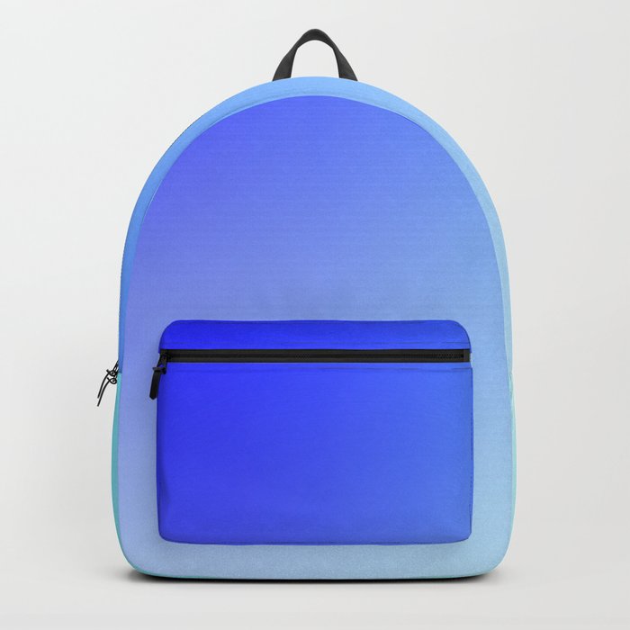 42 Blue Gradient 220506 Aura Ombre Valourine Digital Minimalist Art Backpack