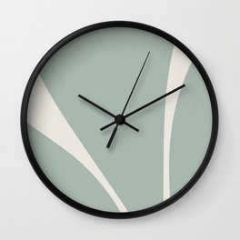 Minimalist Plant Abstract XXIII Wall Clock