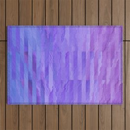 Watercolor Daydream - Purple Outdoor Rug