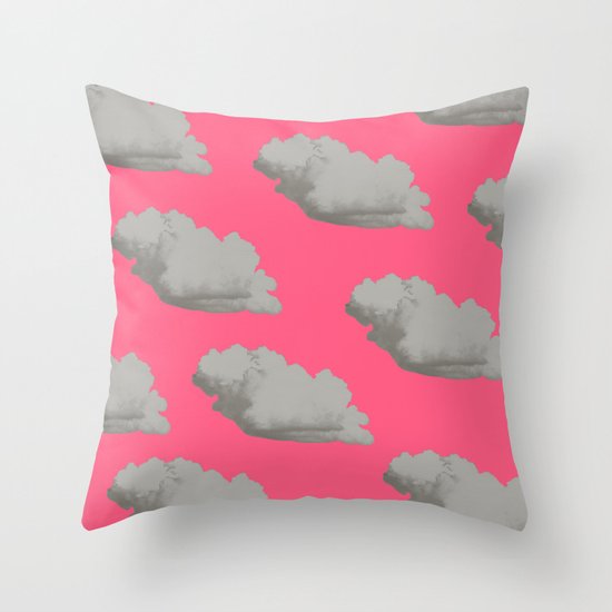 Clouds Throw Pillow