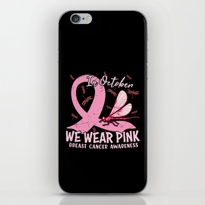 In October We Wear Pink Breast Cancer iPhone Skin