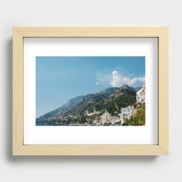 Amalfi Town Recessed Framed Print