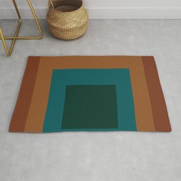 color square 10 Area & Throw Rug