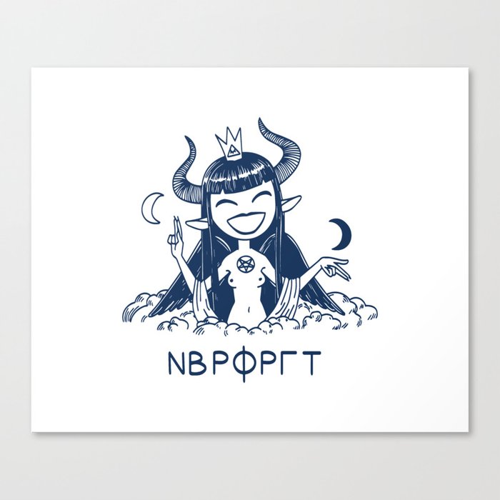 Palm Island Baphomet Leinwanddruck Palm Island Baphomet Leinwanddruck