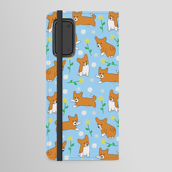 Corgis cute dog pattern Android Wallet Case