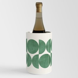 Green Retro Scandinavian - Mid Century Modern Wine Chiller