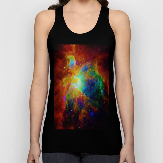 Orion NEBula : Colorful Galaxy Unisex Tank Top