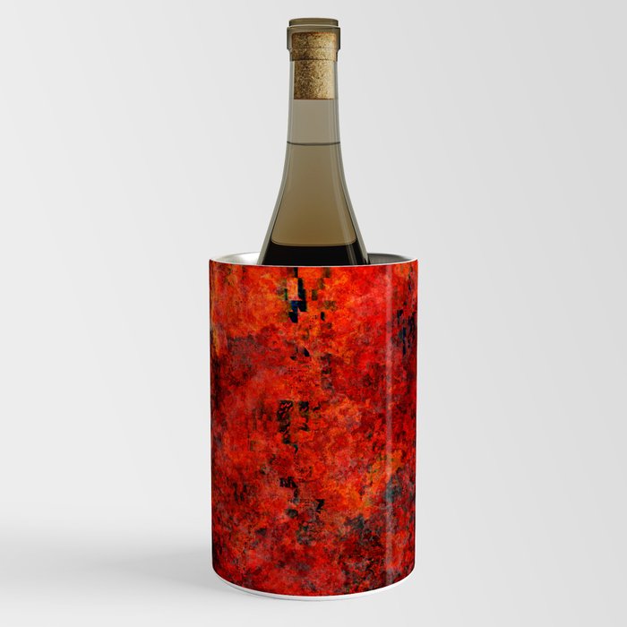 Warm dark and red wall Wine Chiller