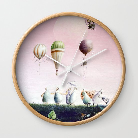 Un Deux Trois Wall Clock