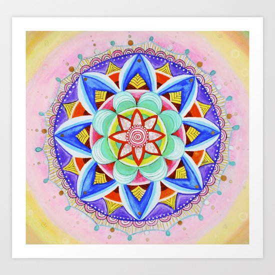 'We Are One' Mandala Art Print