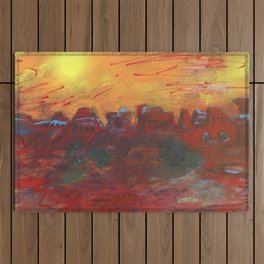 Red Sky at Night Outdoor Rug