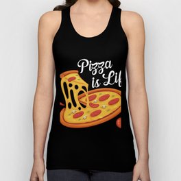 Funny Food T-Shirt. Gift For Pizza Lover Tank Top
