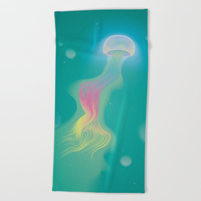 Jelly aquamarine Beach Towel