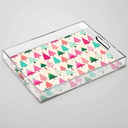 Christmas Trees - Pink and Cream Palette | Palette Acrylic Tray