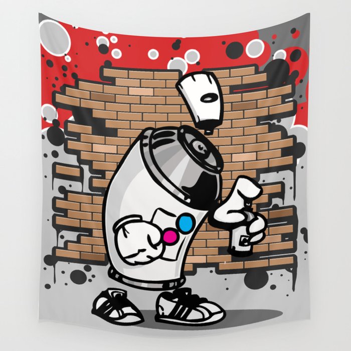 Spray Can Wall Tapestry