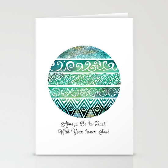 Tribal Evolution Series Stationery Cards