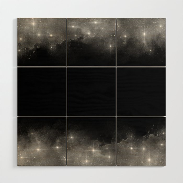 Galaxy Universe Stardust Wood Wall Art