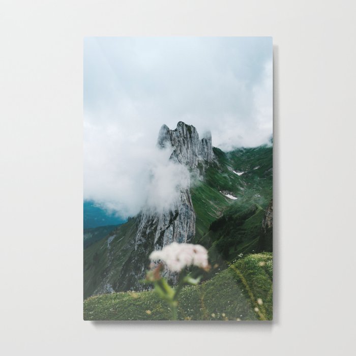 Flower Mountain in Switzerland - Landscape Photography Metal Print