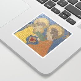 Mosaic Nativity Sticker