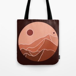 daytime desert Tote Bag