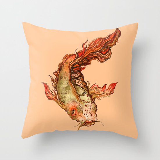 Koi Throw Pillow