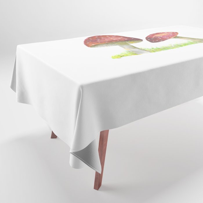 Red Mushroom Tablecloth